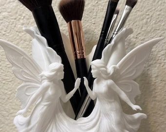 Fairy makeup brush holder