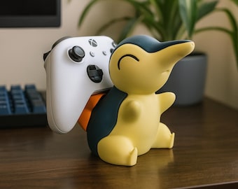 Cyndaquil Controller Halter | Süßer Monster Gamepad Ständer | Anime Inspiriert Gaming Schreibtisch Dekoration | Geschenk für Gamer