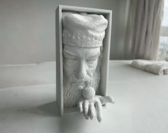 Decorazione per angolo lettura da mago, inserto per biblioteca magica, inserto per scaffale da stregone, diorama fantasy per libreria, regalo per amanti dei libri