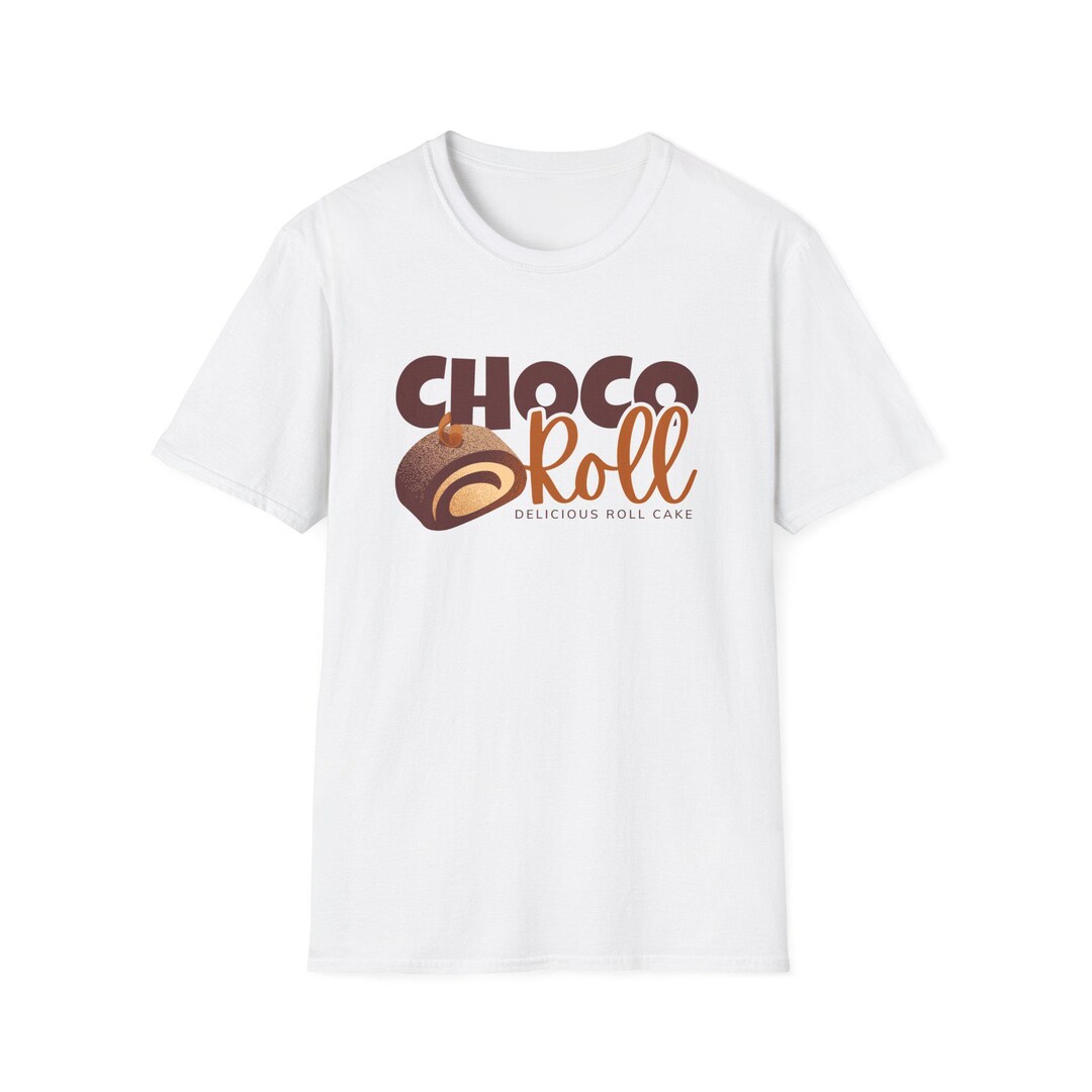 Choco Roll Graphic T-shirt | Chocolate Candy Dessert Tee - Etsy