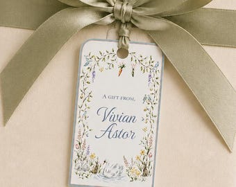 Printable & Editable Spring Time Gift Tags