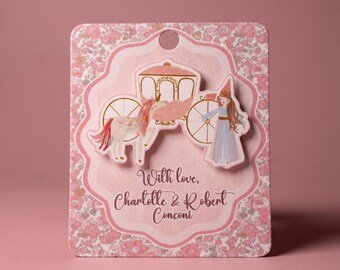 Personalized Princess Gift Tags | Fairytale Carriage Birthday Tags