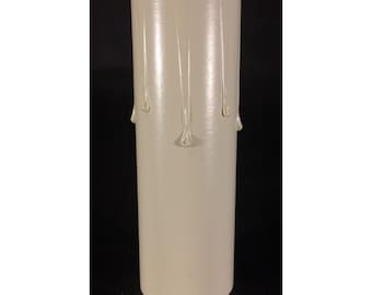 New 4" Ivory Paper Board Chandelier Standard Candle Cover With Drips  #CC977i