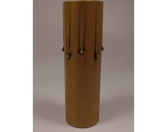 3" Antique Color Paper Board Candle Cover For Chandelier Lamp Socket, Candelabra