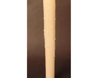 Neu 10 "Elfenbein PolyBeesWax Kronleuchter Kerzenhülle mit Tropfenfänger #CC905I
