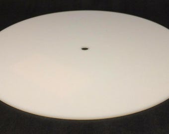 New Round Acrylic Fabric Lamp Shade Diffuser, 23.5" Dia. For Openings Of 24"+