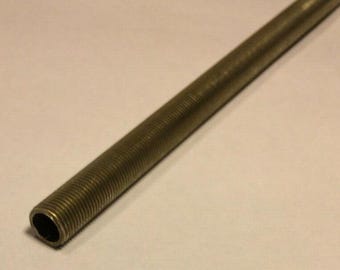 New 36" All Thread Steel Pipe For Lamps & Fixtures, Seamless, 1/8 IP #SP390