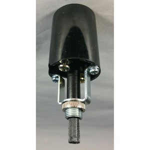 New High Heat Phenolic Bakelite On/Off Fixture Socket w/ Bottom Turn Knob Switch