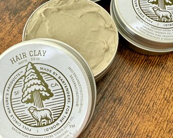All Natural Matte Hair Styling Clay