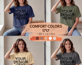 Bundel T-shirt T-shirt Comfort Colors 1717 | 40 kleuren (digitale download)