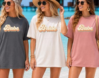 Camiseta a juego para novia de Comfort Colors®, conjunto para el fin de semana nupcial, regalo para despedida de soltera.