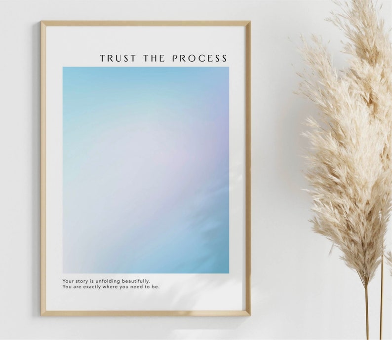 Aura Poster Printable Set of 3, Aesthetic Room Decor Trendy Spiritual Aura Energy Prints, Gradient Wall Art, Self LovePrints, Y2k Prints image 7