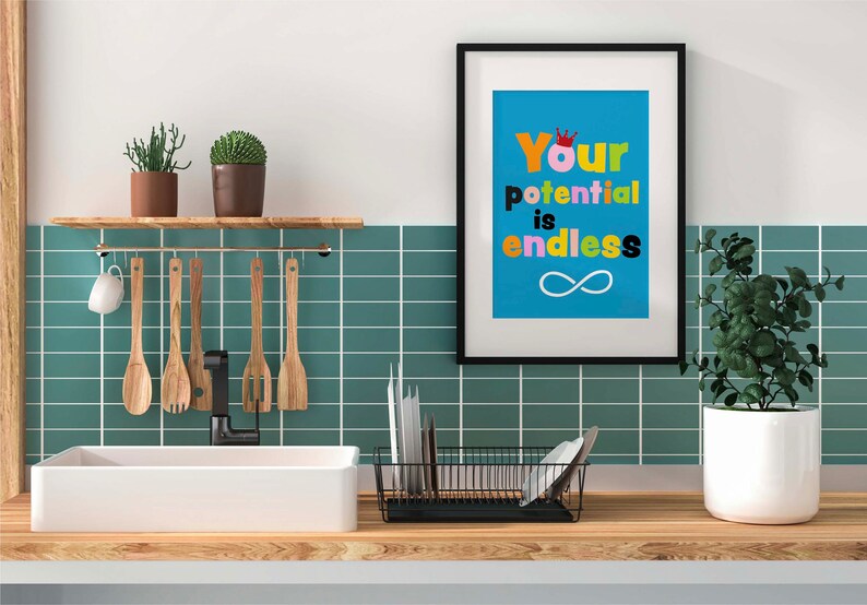 Motivational Trendy Wall Art, Wall Art Prints Trendy, Room Decor, Digital Prints, Trendy Prints, Trendy Art, Groovy Art, Trendy Room Decor image 6