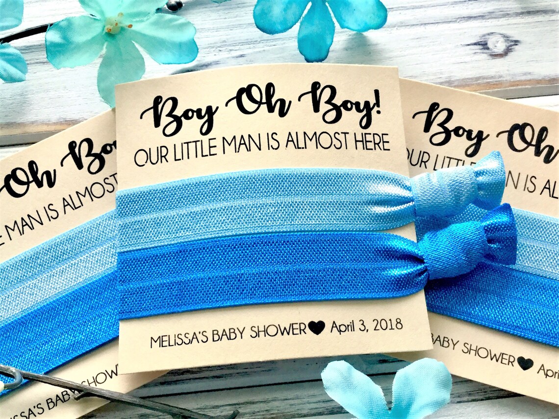 Baby Shower Hair Tie Favors Hair Ties Baby Feet Etsy