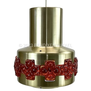 Vintage Claus Bolby Pendant Lamp - 1970s Danish Modern Design