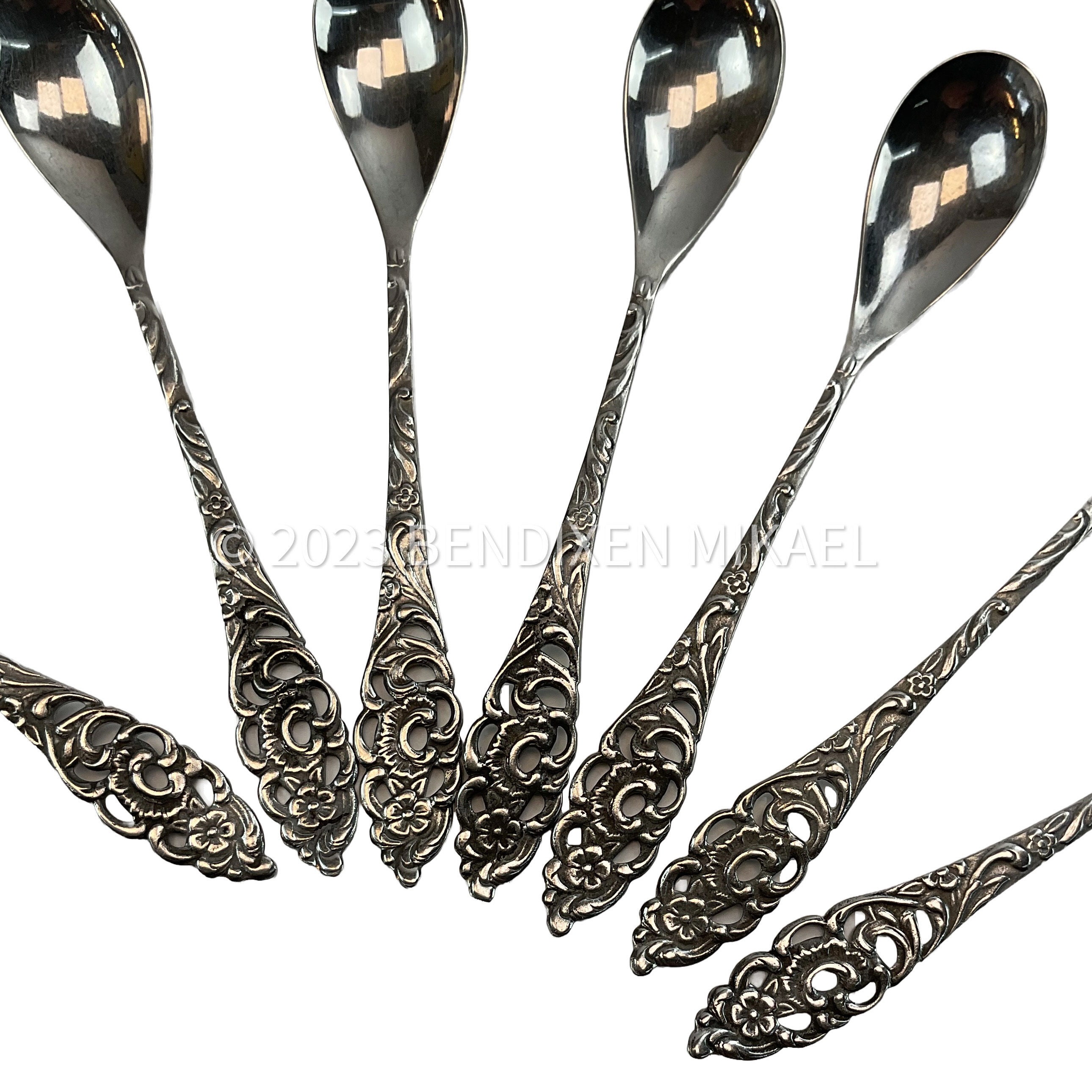 Vintage SOLA Silverplated Spoons, 1930-1940s | 7 Units in a Set - Etsy