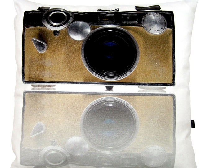 Kodak Instamatic 1960s Camera - Decorative Cushion -