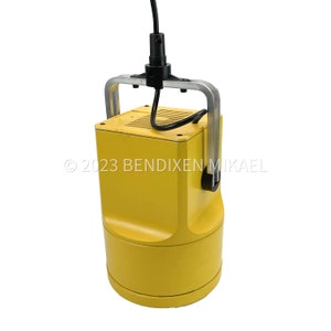 Unispot Yellow Pendant Light by Louis Poulsen, Denmark 70s Atomic Space Age