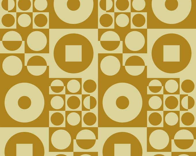 Vintage Danish Fabric by the Meter with Iconic 60s-70s Design