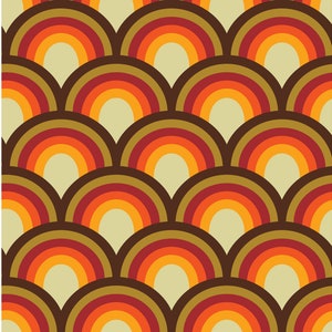 Vintage Danish Design Fabric by the Metre - Iconic 60s and 70s Ecological Material