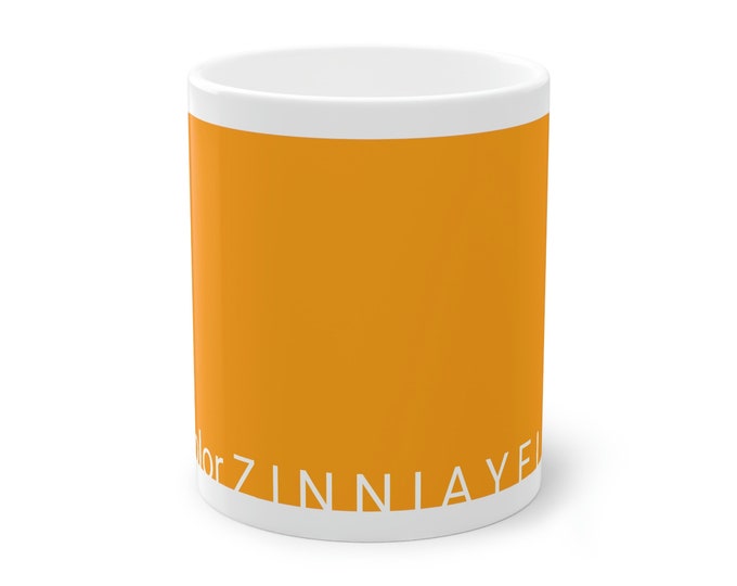 50s Colors - ZINNIA YELLOW - Standard Mug, 11oz