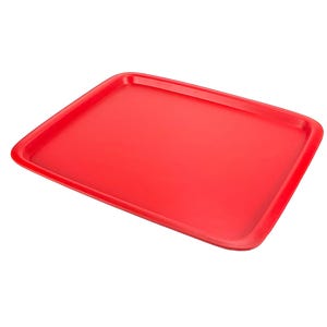 Vintage Rosti Tray: Strawberry Red Plastic, Mid-Century Modern Kitchenware