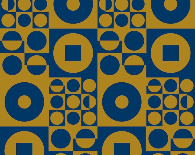 Environmental Danish Fabric by Metre with Iconic 60s - 70s Vintage Design