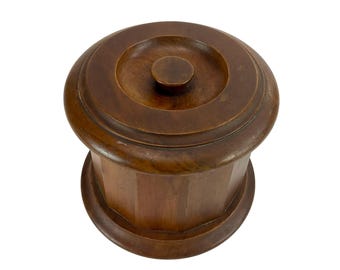 Dunhill mahogany tobacco jar, with patent nr.
