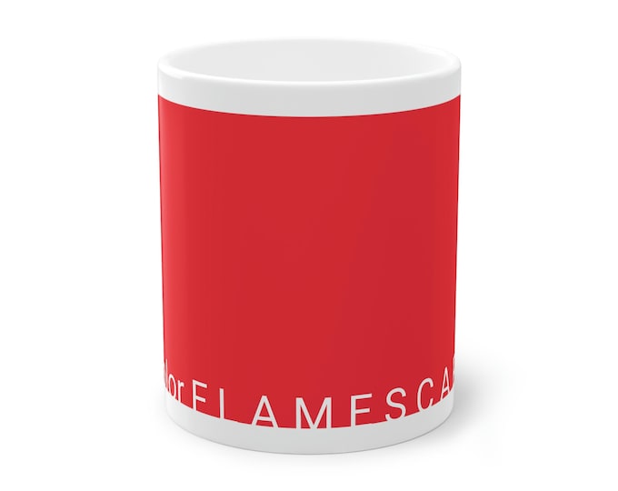 50s Colors -FLAME SCARLET - Standard Mug, 11oz