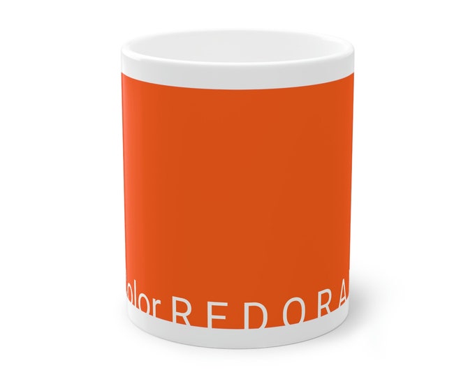 50s Colors - RED ORANGE - Standard Mug, 11oz