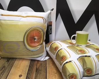 GPO Rydell Retro Portable Radio - Decorative Cushion