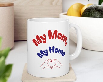 Mama, Mom, Momma Mug | Typographic Family Mother's Day Coffee Cup