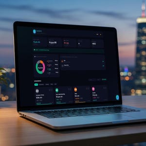 HTML-instrumentpanel för prenumerationshantering | Budgetplanerare | Utgiftsöversikt | Verktyg för personlig ekonomi | Digital nedladdning | Offline Ingen app