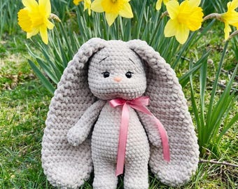 Crochet Pattern Bunny PDF, Amigurumi Bunny Pattern Toys, Rabbit crochet pattern for Beginners, Easter Bunny Crochet, Crochet Rabbit Pattern