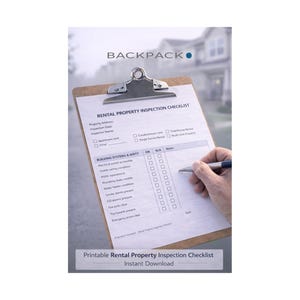 Lista de verificación para inspección de propiedades de alquiler (imprimible), formulario de inspección del propietario, lista de verificación de entrada y salida del inquilino (PDF), hoja de recorrido por la propiedad.