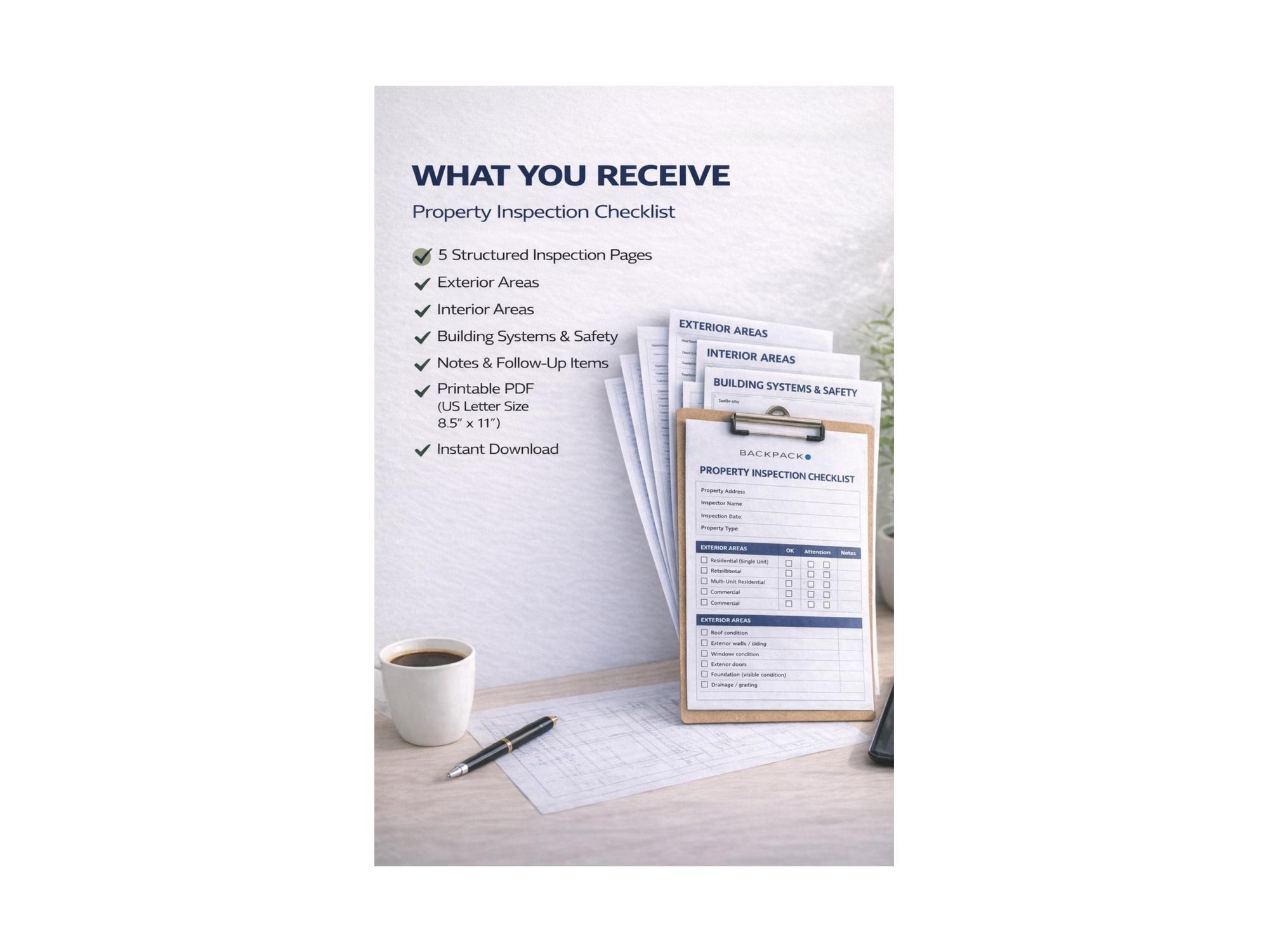 Property Inspection Checklist Printable, Building Inspection Form ...