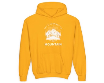 Sudadera con capucha blanca lisa para jóvenes / Sudadera con capucha lisa