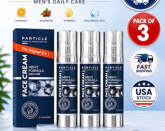 Particle Men's 6-in-1 Anti-Aging Face Cream (Pack of 3)