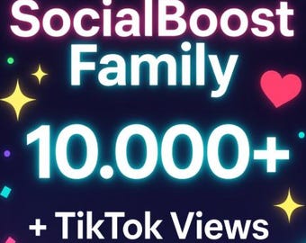 Paquete de más de 10.000 visualizaciones de TikTok | económico | recarga cada 30 días | servicio de alta calidad