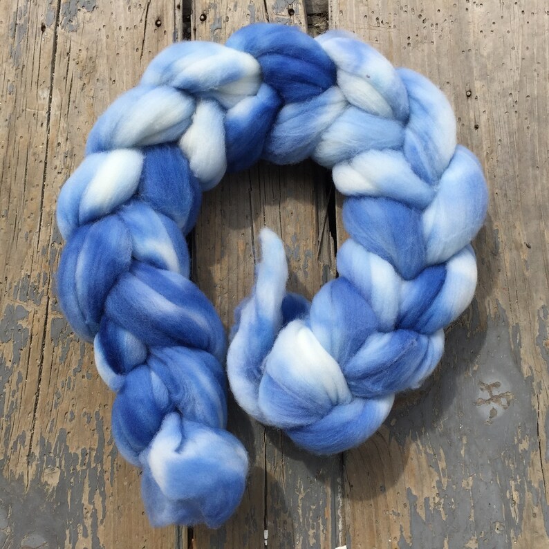 Dragon Sky Starsheep Targhee Sock Braids