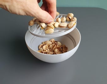 3D Printable: Pistachio Shaker Bowl (Digital Download)