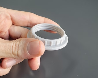 Modelo 3D para impressão: Anel para cúpula de lâmpada E27 + E14 (Download digital)