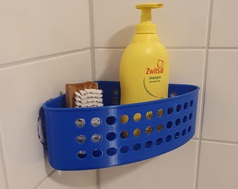 3D Printable: Shower Corner Basket (Digital Download)