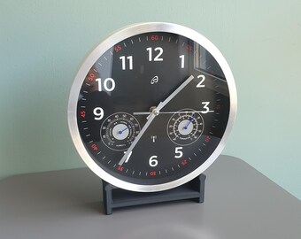 3D Printable: Universal Desk Clock Stand for Wall Clocks (Digital Download)