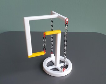 3D Printable: Tensegrity Structure with 3 Chains (Digital Download)