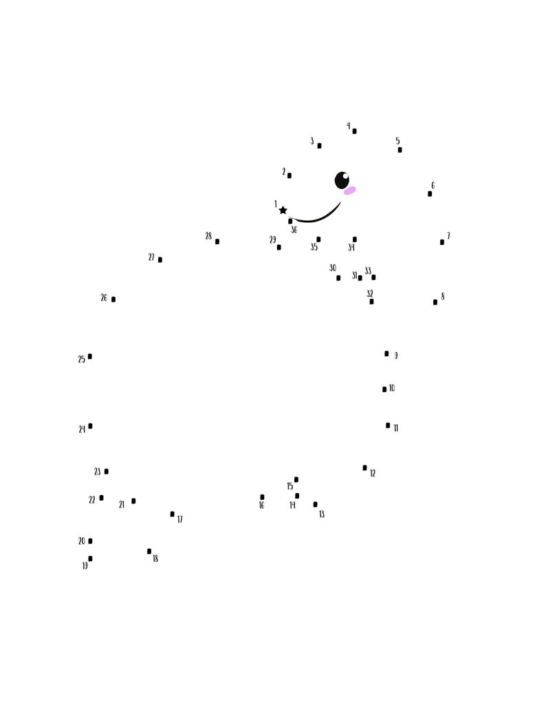 Ocean Dot-to-dot Printable Homeschool Activity for Toddlers - Etsy