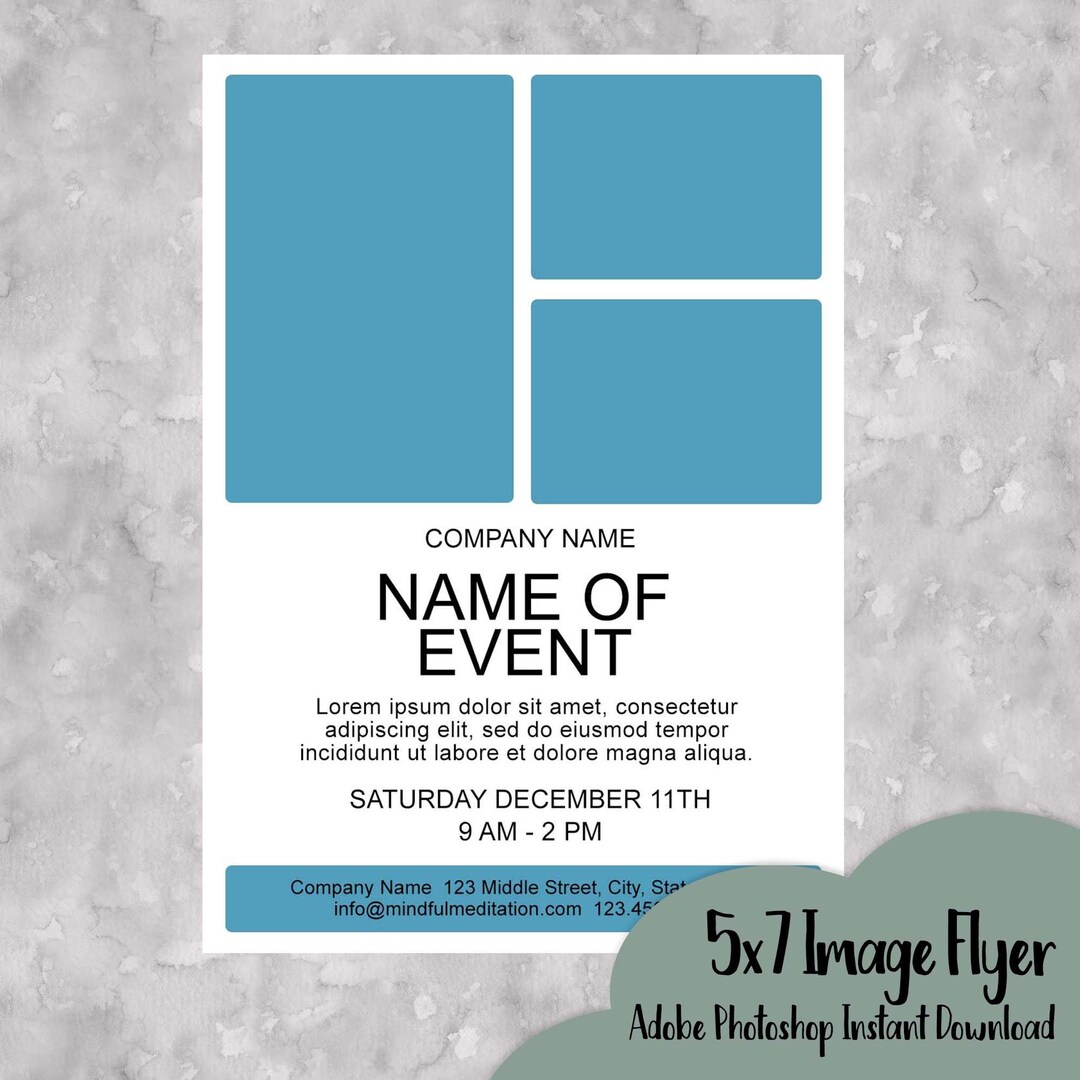 5x7 Event Flyer Template, Download, Modern Business Flyer