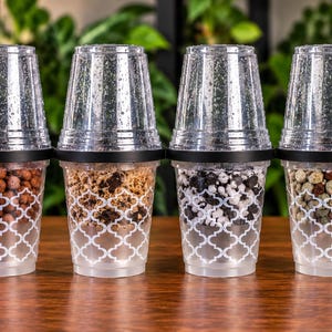 4-Pack Humidity Lock Rings for Plant Propagation – Tissue Culture Dome