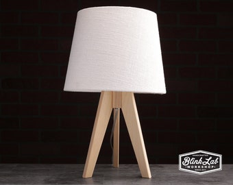 RESERVED for James Modern Table Lamp Base, Birch Plywood, Designer, Tripod, 3-Legged, Minimalist, Simple Design, Handmade, Home decor