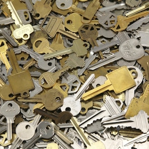 50 or 100 Randomly Selected Keys - Free Shipping - Craft Supply